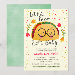 Invitation Taco Bout a Baby Fiesta Baby shower Sprinkle