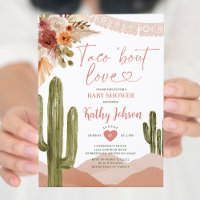 Taco bout amour Baby shower cactus du sud-ouest