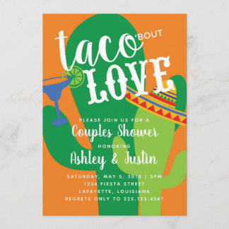 Invitation Taco Bout Love