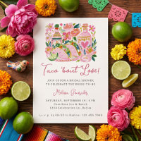 Taco 'Bout Love Rose Fiesta Mexicaine Enterrement 