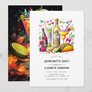 Invitation Tacos colorés & Tequila Fiesta Bachelorette Bash