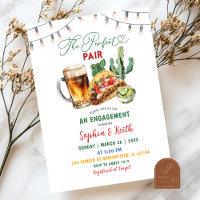 Tacos et brasse Parfait Partie d'Engagement Pair