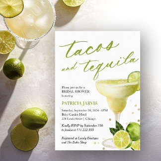 Invitation Tacos et Tequila : Fête de Mariage