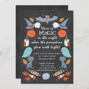 Invitation taculaire à la fête d'Halloween