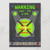 Tag laser Cheaters fête d'anniversaire