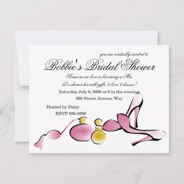 Invitation Talons et parfums (Devant)