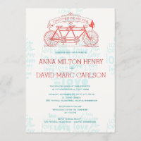 Tandem Bicycle / Ensemble nous sommes UN Mariage
