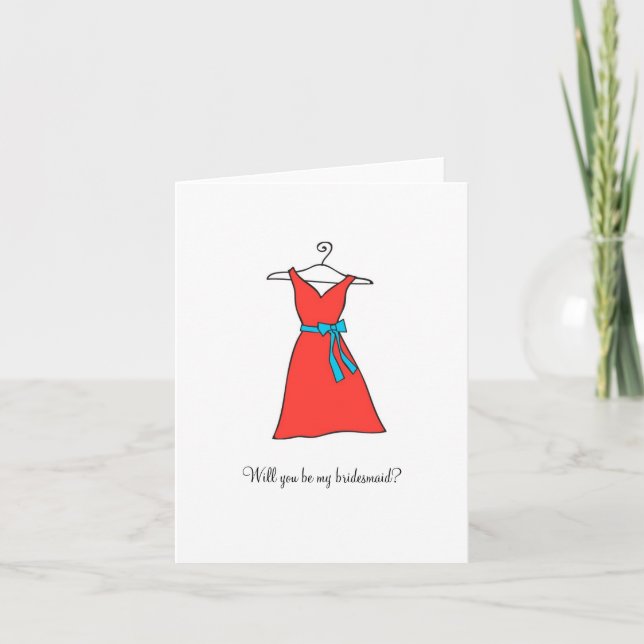Invitation Tangerine Dress, Seras-tu ma femme de ménage ? (Devant)