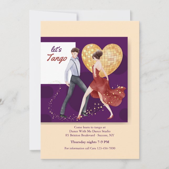 Invitation Tango (Devant)