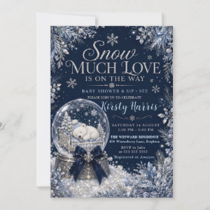 Invitation Tant d'amour est en route Baby Shower