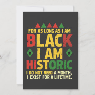 Invitation Tant que je suis Noir, je suis Historique