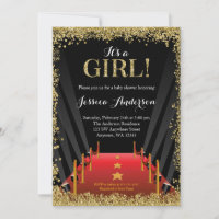 Tapis Rouge Hollywood Fausse Fille à Paillettes Ba