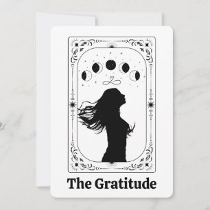 Invitation Tarot de remerciement personnalisé Magique Mystiqu