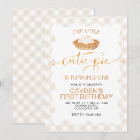 Tarte au potiron Cutie Pie plaid automnal Premier