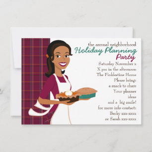 Invitation Tartes et plaid