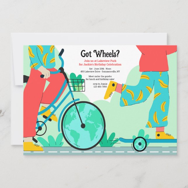 Invitation T'as des Roues (Devant)