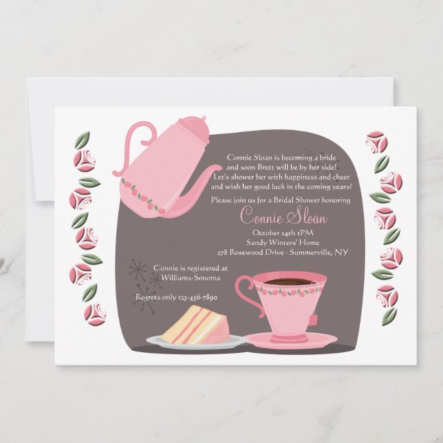 Invitation Tea Time (Devant)