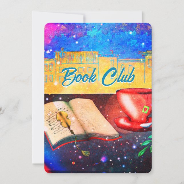 Invitation Teatime Book Club (Devant)