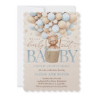 Teddy Bear Balloon Boy Bearly Wait Baby shower