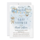 Teddy Bear Balloons Garçon Bearly Wait Baby shower