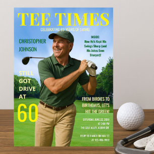Invitation Tee Times 60e anniversaire Par-Tee