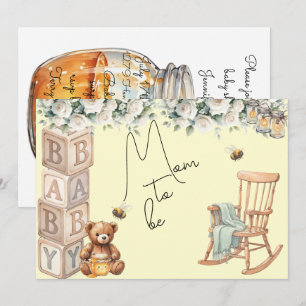 Invitation Téléchargement numérique Baby Shower pour future m