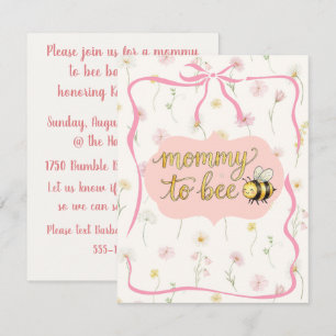 Invitation Téléchargement numérique pour la Baby Shower de Ma