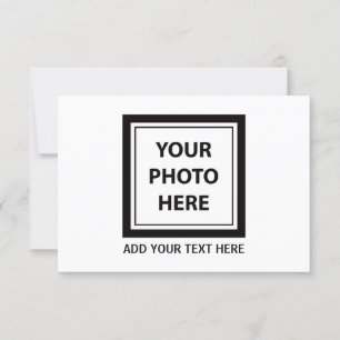 Invitation Télécharger une photo et ajouter du texte - Person