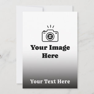 Invitation Téléchargez votre photo et texte préférés