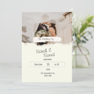 Invitation Telegram "Mariage de rêve"