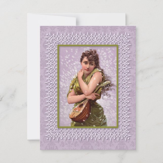 Invitation Tempête de neige d'avril (Devant)