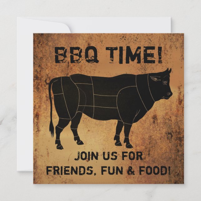 Invitation Temps de BBQ ! (Devant)