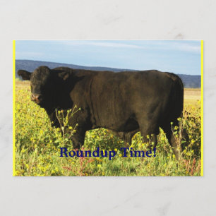 Invitation Temps de rassemblement !  Commande de bétail -