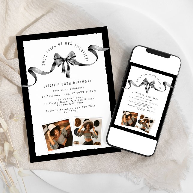 Invitation Tendance à l'approche de son anniversaire de vingt (Créateur téléchargé)