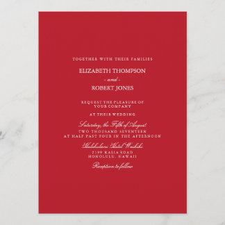 Invitation Tendance des couleurs vives pour tapis rouge