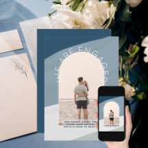 Tendance Engagement | Photo Bandes Bleu Poussiéreu