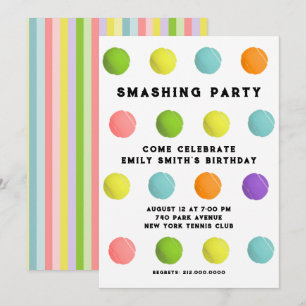 Invitation Tennis Party