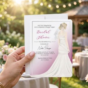 Invitation Tenue Chic pour la Fête de Fiançailles de Mariage