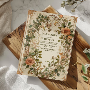 Invitation Terracotta Flora Mariage botanique