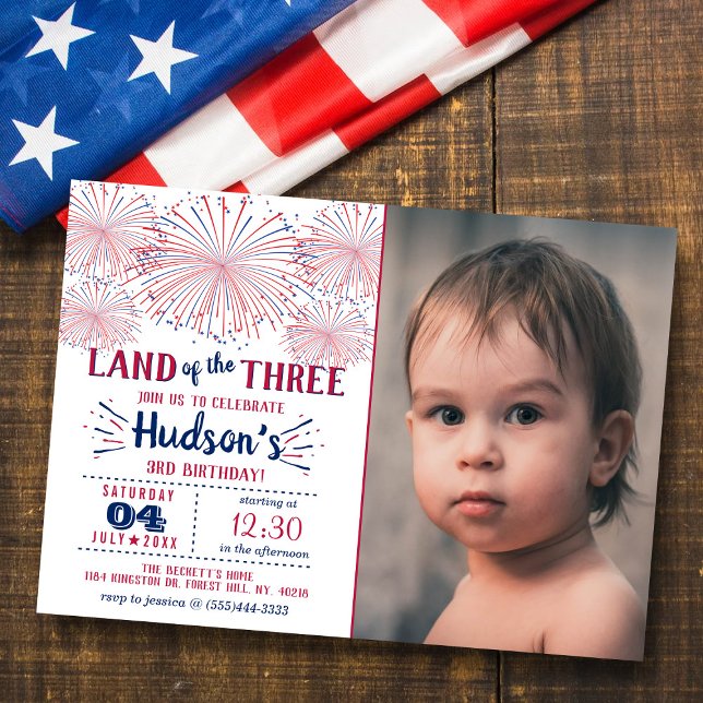 Invitation Terre Des Trois ! 4 juillet 3ème anniversaire (Créateur téléchargé)