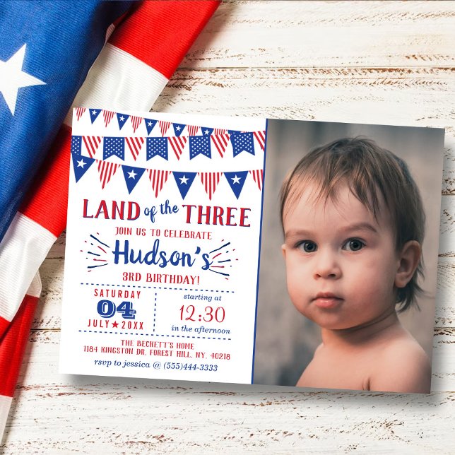 Invitation Terre Des Trois ! 4 juillet 3ème anniversaire (Créateur téléchargé)