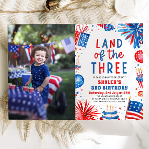 Invitation Terre du Trois 4 Juillet Patriotique 3ème Annivers