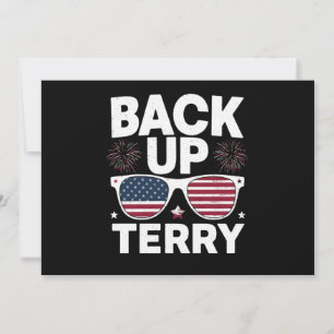 Invitation Terry de secours drôle feu d'artifice patriotique 