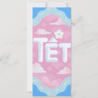 Invitation Tet Holiday est à venir - Funky style mignon