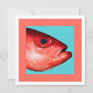 Invitation Tête de poisson