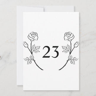 Invitation Texte calligraphie minimaliste