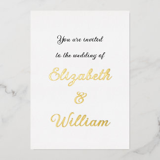 Invitation texte de calligraphie minimaliste