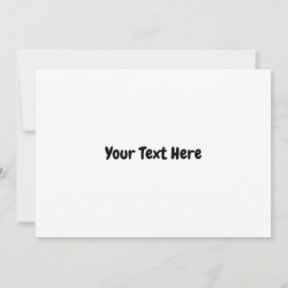 Invitation Texte personnalisé