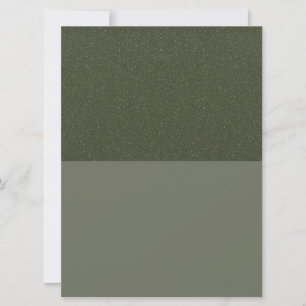 Invitation Texture d'invitation personnalisée Split Moss Gree