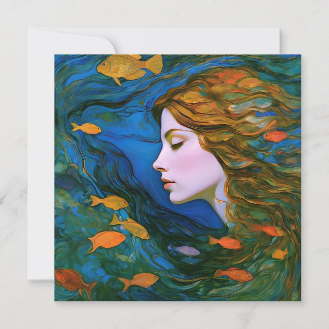 Invitation "Thalassa" - Les Femmes Dans L'Eau (Devant)